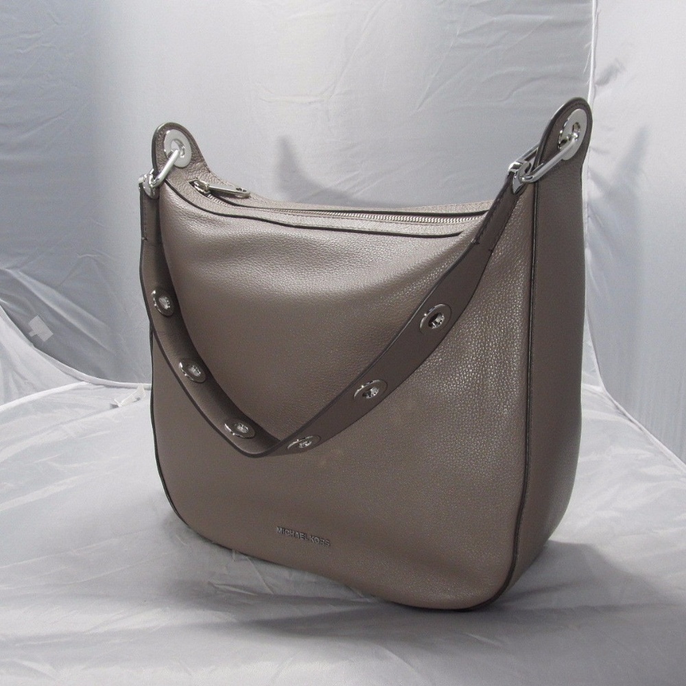 MICHAEL KORS RAVEN CINDER LEATHER LARGE SHOULDER